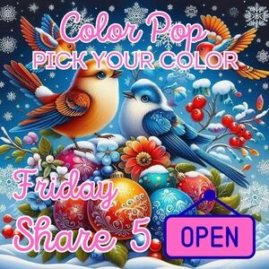FRIDAY 12/19 OPEN 🎄 PICK A COLOR 🎄 SHARE 5